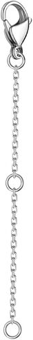 GAFTGOGO 14K Solid Gold Chain 2" 3" 4" Necklace Bracelet Extender Chain, Delicate Durable Gold Adjustable Extension Chain for Necklace Bracelet Anklet Lobster Clasps in Saudi Arabia