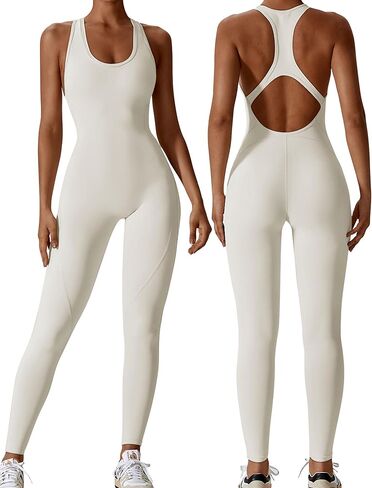 بدلة نسائية من OYS بدون أكمام وظهر من قطعة واحدة بدون خياطة لليوجا in Kuwait