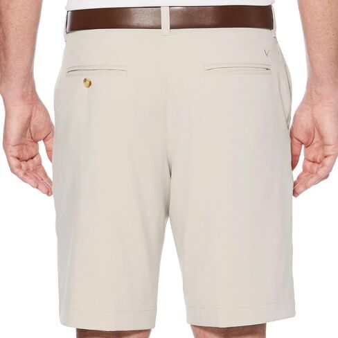 Callaway Men's Solid Golf Short With Active Waistband, Stretch Fabric, Upf 50 Sun Protection, Extended Sizes (Sizes 30-56 Big & Tall), Silver Lining, 36 in Kuwait