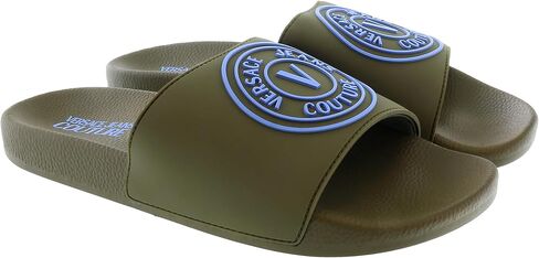شبشب مسبح بشعار Versace Jeans Couture Army Medallion - للرجال in Saudi Arabia