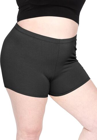 شورت مطاطي مريح للسيدات من القطن القابل للتمدد in Kuwait