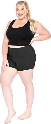 شورت مطاطي مريح للسيدات من القطن القابل للتمدد in Kuwait