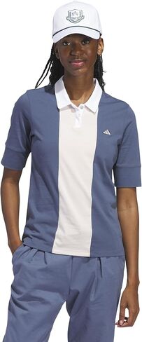 adidas Women's Go-to Stripe Short Sleeve Polo Shirt in Saudi Arabia