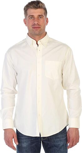 جيوبرتي قميص اوكسفورد للرجال مصنوع من القطن بنسبة 100% مع تباين in Kuwait