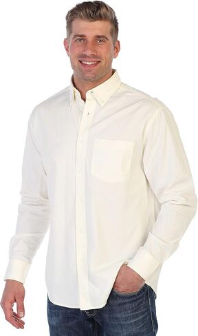 جيوبرتي قميص اوكسفورد للرجال مصنوع من القطن بنسبة 100% مع تباين in Kuwait