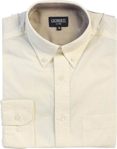 جيوبرتي قميص اوكسفورد للرجال مصنوع من القطن بنسبة 100% مع تباين in Kuwait
