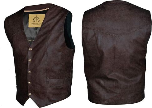 سترة جلدية كلاسيكية خفيفة الوزن للرجال من STS Ranchwear، سترة جلدية كلاسيكية خفيفة الوزن in Kuwait