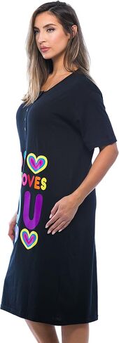فستان نوم بأكمام قصيرة من Just Love للنساء in Saudi Arabia