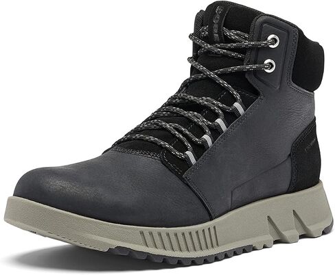 SOREL Men's Mac Hill Lite Mid Waterproof Boots - Black, Quarry - Size 7 in Saudi Arabia