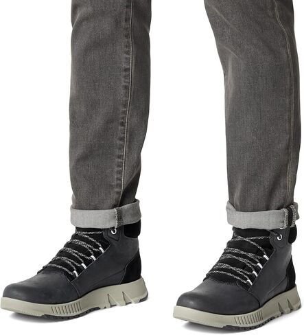 SOREL Men's Mac Hill Lite Mid Waterproof Boots - Black, Quarry - Size 7 in Saudi Arabia