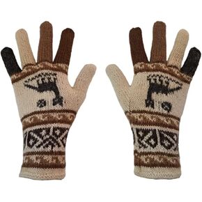 Stand Peru Alpaca Gloves Men, Cold Weather Gloves, Warm Gloves for Men, Alpaca Wool Gloves in Saudi Arabia