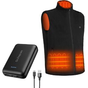 قم بإعداد سترة الصوف المُدفأة مقاس XL وحزمة بنك الطاقة بسعة 10000 مللي أمبير في الساعة in Kuwait