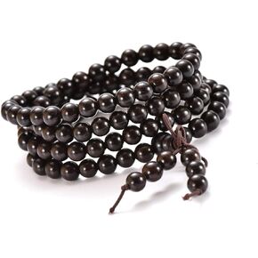 anzhongli Mala Beads Bracelet 108 6mm Prayer Meditation Sandalwood Elastic…