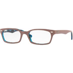 Ray-Ban RX5150-5715 EYEGLASSES TOP LIGHT BROWN ON HAVANA BLUE 50MM in Saudi Arabia