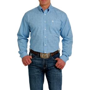 Cinch MTW1105513 رجالي L/S طباعة 1/23 أزرق XXL in Saudi Arabia