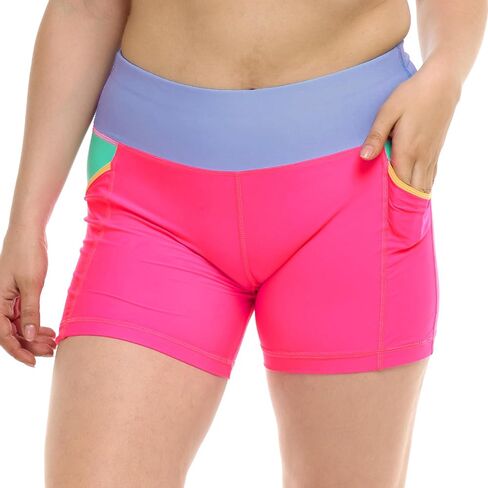 Body Glove Women's Standard Splash Elastic Waist Hybrid Swim Short with UPF 50 in Saudi Arabia