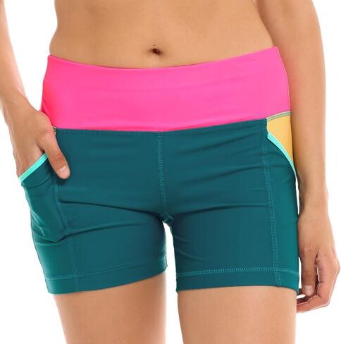Body Glove Women's Standard Splash Elastic Waist Hybrid Swim Short with UPF 50 in Saudi Arabia