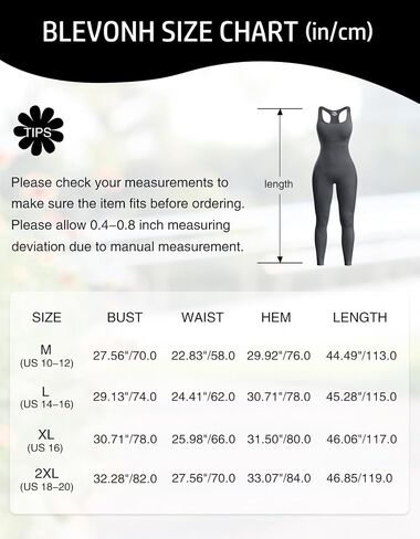 BLEVONH Women Backless Jumpsuits Sleeveless Scoop Neck Workout Yoga Jumpsuit Built In Bra Plus size in Kuwait
