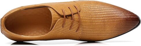 Men's Faux Patent Leather Dress Shoes Glitter Prom Tuxedo Lace-up Formal Oxford in Kuwait