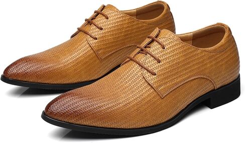 Men's Faux Patent Leather Dress Shoes Glitter Prom Tuxedo Lace-up Formal Oxford in Kuwait