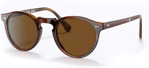 Oliver Peoples OV5456SU - 131057 نظارة شمسية GREGORY PECK 1962 AMARETTO/HONEY مخططة w/ TRUE B 47mm in Kuwait