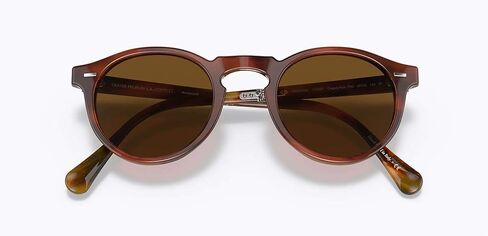 Oliver Peoples OV5456SU - 131057 نظارة شمسية GREGORY PECK 1962 AMARETTO/HONEY مخططة w/ TRUE B 47mm in Kuwait