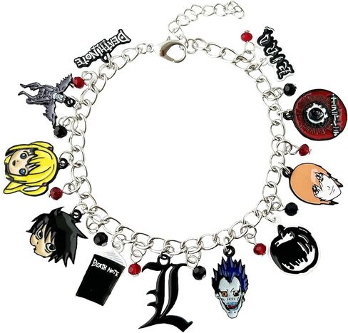 DianViVi Anime Cartoon Horror Death Not Charm Bracelet Gifts for Girl Woman in Kuwait