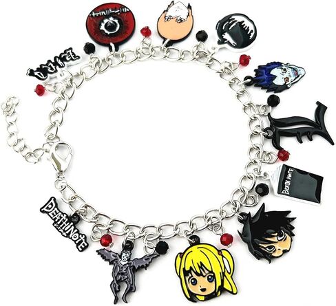 DianViVi Anime Cartoon Horror Death Not Charm Bracelet Gifts for Girl Woman in Kuwait