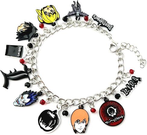 DianViVi Anime Cartoon Horror Death Not Charm Bracelet Gifts for Girl Woman in Kuwait