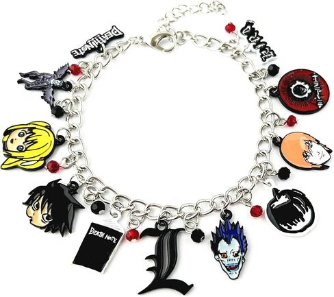 DianViVi Anime Cartoon Horror Death Not Charm Bracelet Gifts for Girl Woman in Kuwait