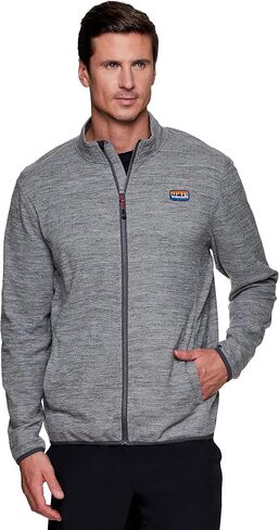Avalanche Men's Lightweight Fleece Jacket, Transitional Zip Up with Pockets Soft Fleece Everyday Jacket for Hiking, Workouts in Saudi Arabia
