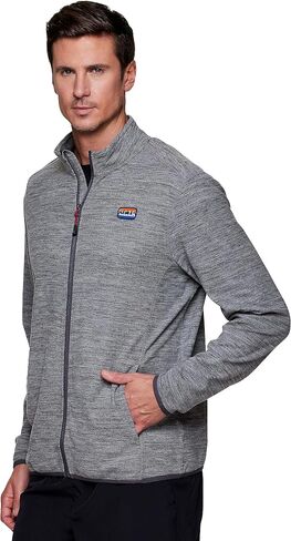 Avalanche Men's Lightweight Fleece Jacket, Transitional Zip Up with Pockets Soft Fleece Everyday Jacket for Hiking, Workouts in Saudi Arabia