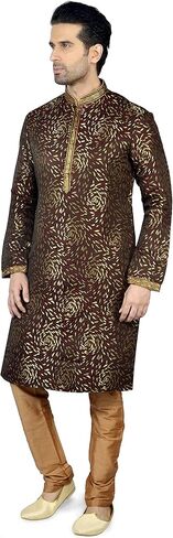 مجموعة بيجامة كورتا الحريرية للرجال من Tathastu in Kuwait