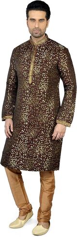 مجموعة بيجامة كورتا الحريرية للرجال من Tathastu in Kuwait