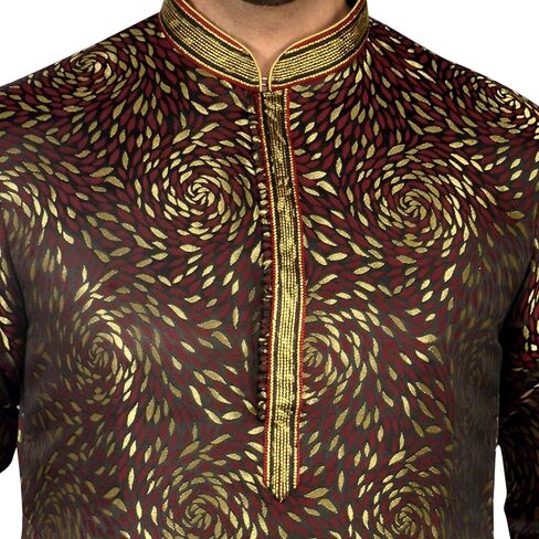 مجموعة بيجامة كورتا الحريرية للرجال من Tathastu in Kuwait