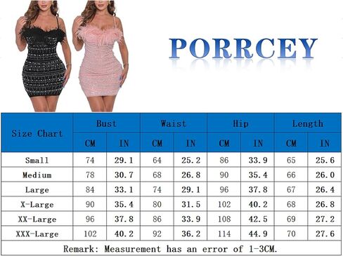 فساتين PORRCEY النسائية المثيرة الأنيقة المصنوعة من حجر الراين بدون أكمام للحفلات الليلية والنوادي الليلية in Kuwait