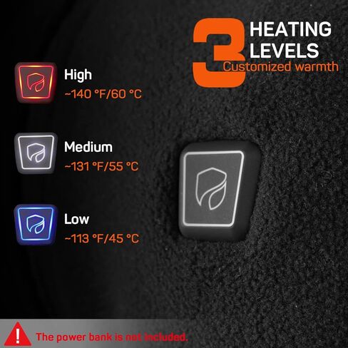 قم بإعداد سترة الصوف المُدفأة مقاس XL وحزمة بنك الطاقة بسعة 10000 مللي أمبير في الساعة in Kuwait