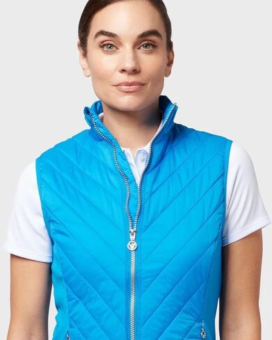 Callaway Women's Lightweight Chevron Quilted Golf Vest in Saudi Arabia