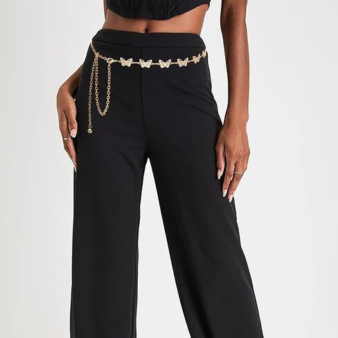 Heyjoin Waist Chain for Women Metal Body Link Belly Chain for Dress Jeans in Saudi Arabia