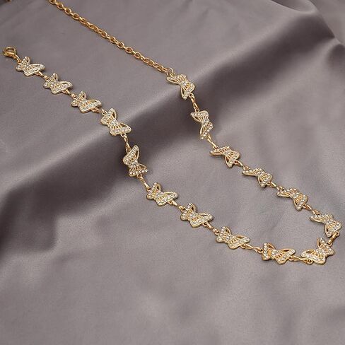 Heyjoin Waist Chain for Women Metal Body Link Belly Chain for Dress Jeans in Saudi Arabia