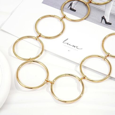 Heyjoin Waist Chain for Women Metal Body Link Belly Chain for Dress Jeans in Kuwait