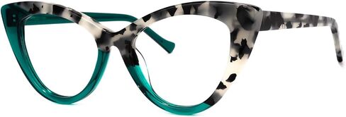 نظارات Zeelool العصرية عين القطة الزرقاء لحجب الضوء للنساء نظارات حماية من الأشعة فوق البنفسجية 400 ماكسين WA454518 in Kuwait