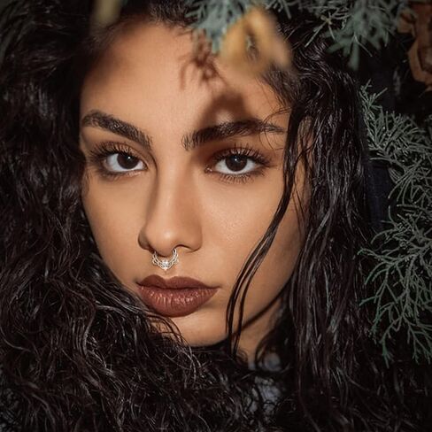 فلوريديكو 20 قطعة من خواتم الحاجز الانفي 16 غرام، مجوهرات للحاجز الانفي للنساء، اقراط متدلية للحاجز الانفي على شكل دمعة زركونيا مكعب فراشة حدوة حصان، اقراط حلقية للانف والشفاه والزنمة والغضروف من in Kuwait