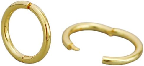 Minimalist Endless Small Hoop Earrings 925 Sterling Silver for Women Girls Hypoallergenic 14g Tiny Cartilage Huggie Hoops Helix Septum Nose Rings Daith Tragus Fashion Polished Body Piercing Jewelry in Kuwait