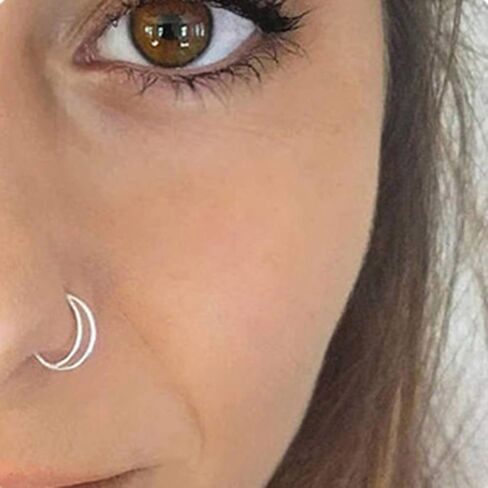 الأنف الدائري هوب 20 جرام 316L الجراحية الصلب الأنف خواتم هيئة ثقب المجوهرات للنساء الفتيات in Kuwait