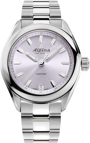 ALPINA Ladies' Comtesse Swiss 3-Hand Quartz, Stainless Steel, Sapphire Crystal, 34mm in Kuwait