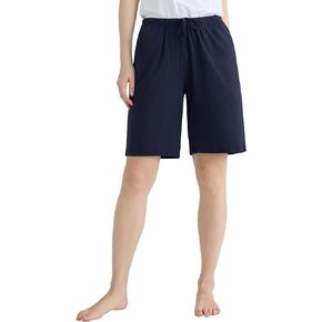 Latuza Women's Cotton Pajama Shorts Soft Bermuda Sleep Shorts