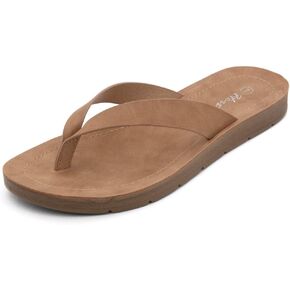 Herstyle Womens SL-Santina Flat Sandals Fashion Slides Open Toe Crisscross Buckle Comfort Summer Walking Shoes