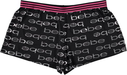 طقم بيجامة نسائي من bebe مكون من قطعتين - شورت يوجا مطاطي للخصر in Saudi Arabia