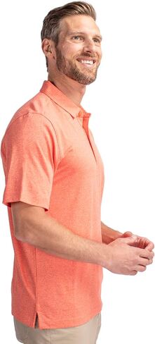 Cutter & Buck Forge Heathered Stretch Mens Polo in Saudi Arabia